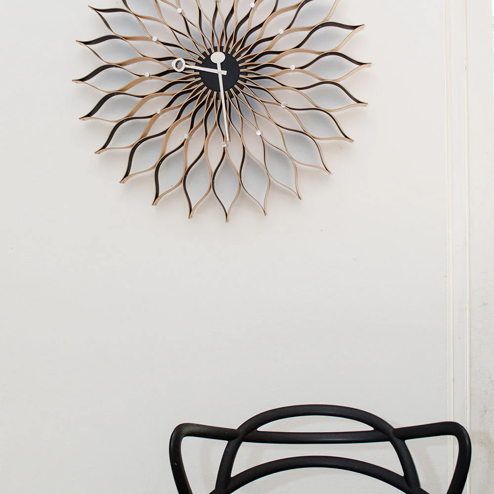 vitra | george nelson sunflower clock | birch - Image 5