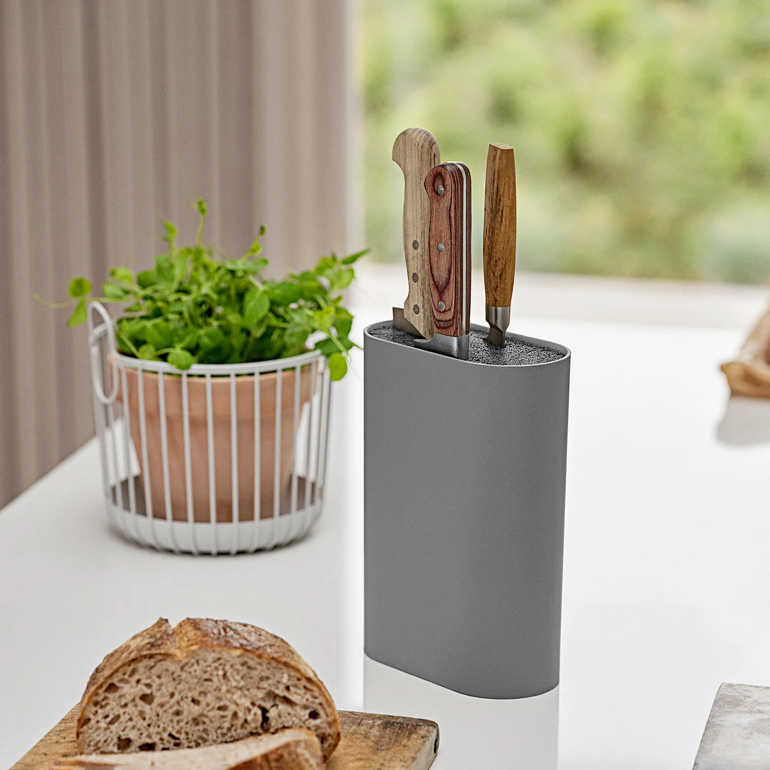 zone denmark | singles knife block | cool grey - Image 2