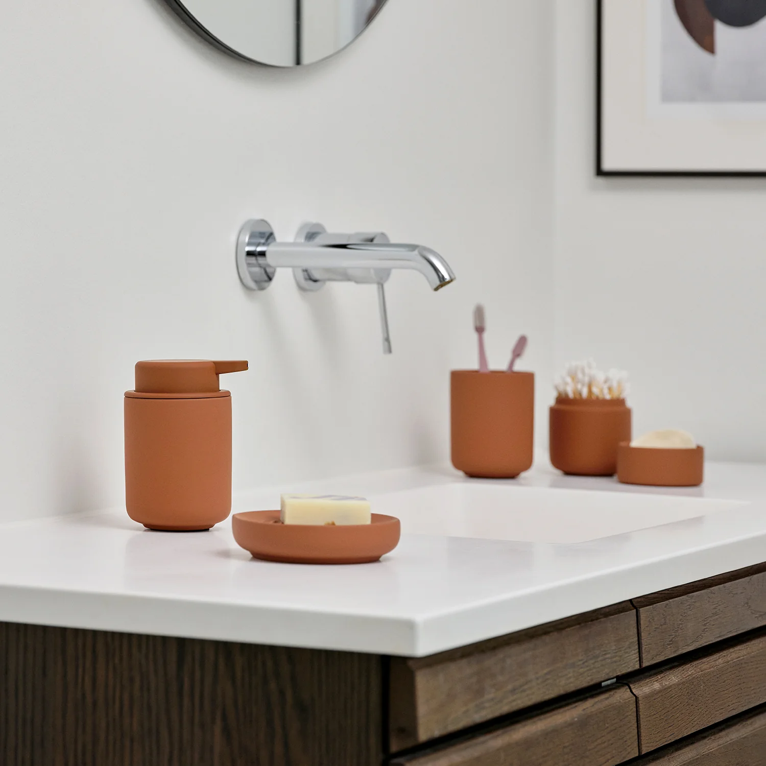 zone denmark | ume toothbrush mug | terracotta - Image 7