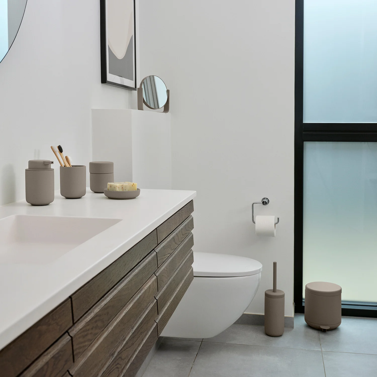 zone denmark | ume soap dispenser | taupe 250ml - Image 3
